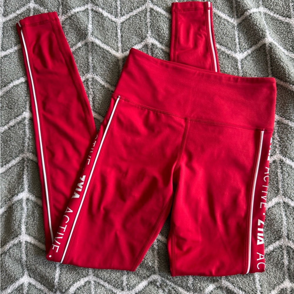 ZYIA Active logo leggings size 2 NWOT - Picture 2 of 7